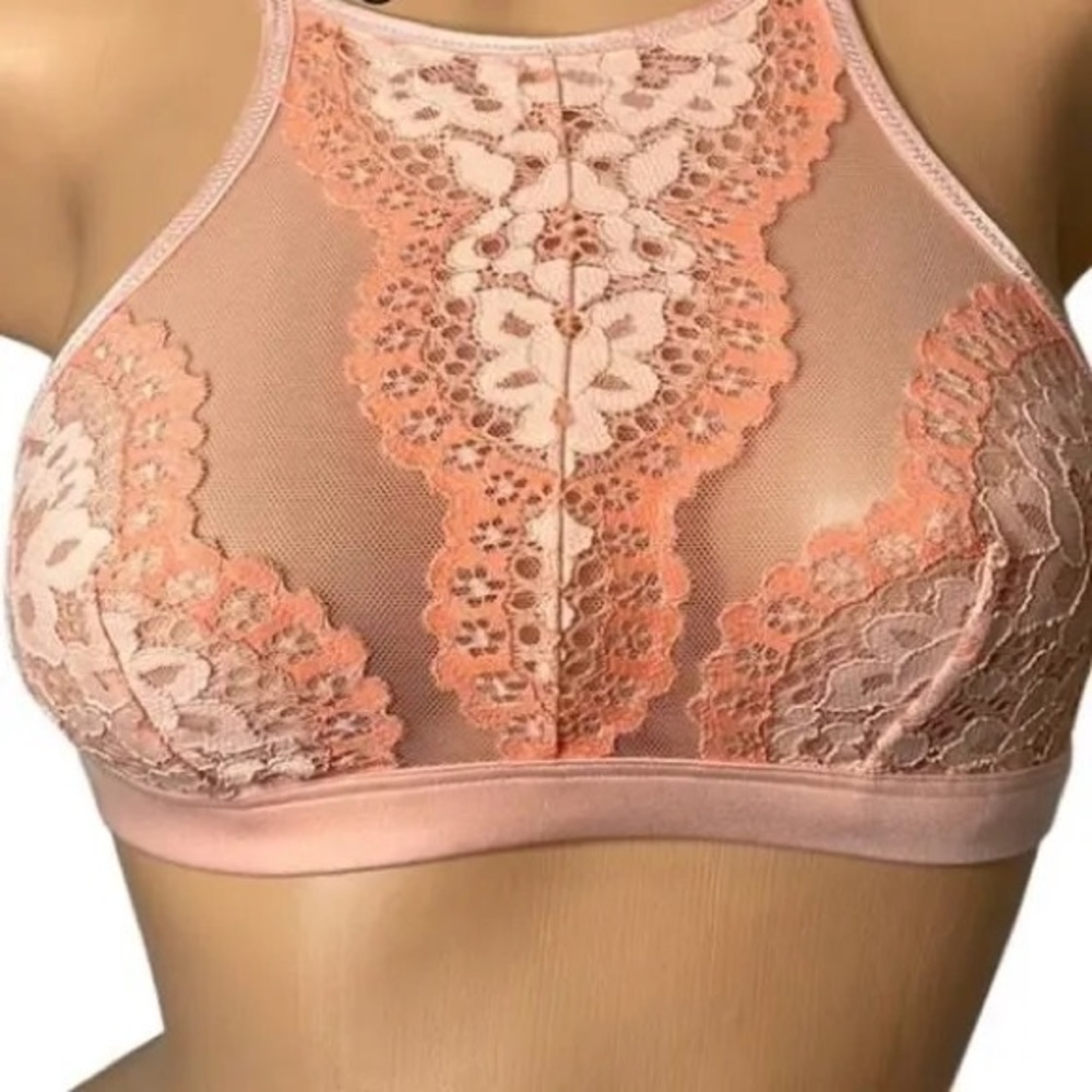 NWT SET OF TWO Victoria’s Secret high neck bralettes - Picture 2 of 9